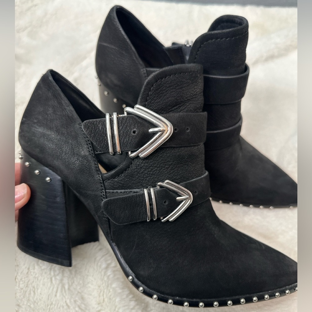 Gianni Bini Decie studded moto booties